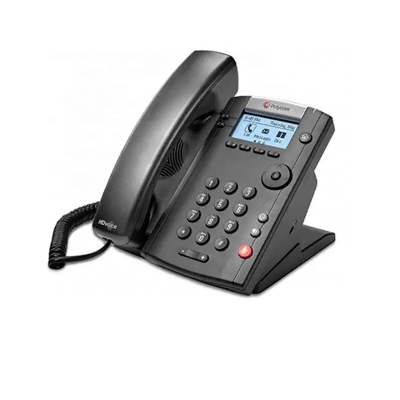 Polycom Desktop Phone PoE Business Media Phone Entry-level Two-line IP Phone VVX 201