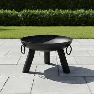 <span class=keywords><strong>Brasero</strong></span> d'extérieur multi-usage en acier Corten, design rond, pour camping, barbecue domestique, fête et festival, avec fonction poêle personnalisée - Product Image 2