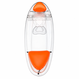 <span class=keywords><strong>Bateau</strong></span> rigide à fond transparent économique, 2 places, en PC écologique, avec auvent, plusieurs tailles, pour usage aquatique - Product Image 1