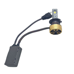 Bombilla LED Canbus M63 de 65W y 9000Lm para Faros Delanteros H7 H4 H11 9005 con Controlador Externo y Ventilador de Refrigeración Dorado para Automóviles - Product Image 5