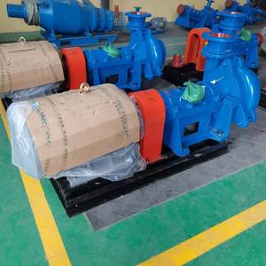 Bomba de lodos horizontal Zj para minería, planta de lavado de carbón, bomba de dragado, color azul - Product Image 4
