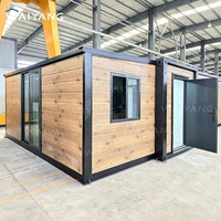 Maison conteneur modulaire extensible certifiée CE SAA UL de 20 pieds, préfabriquée, 2, 3 ou 4 chambres, type chalet
