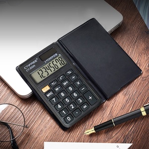 Mini Calcolatrice Tascabile CTIFREE 200N a 8 Cifre Colorata Personalizzata a Batteria con Copertina in Pelle per Uso Aziendale con Calendario - Product Image 6