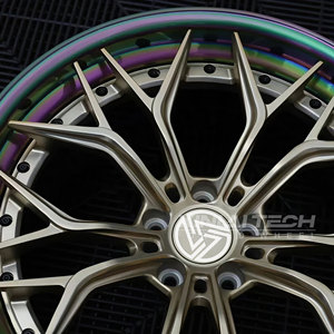 Rueda Forjada de Bronce Bicolor Personalizada, Diseño Cóncavo Profundo, Multirradio, 4 Piezas, Nueva, ET de 25 mm para Autos de Carreras Mercedes de Alto Rendimiento - Product Image 2