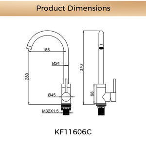 Grifo de Cocina de Acero Inoxidable, Diseño Moderno, Extraíble, para Fregadero, Agua Fría y Caliente, Monomando - Product Image 6