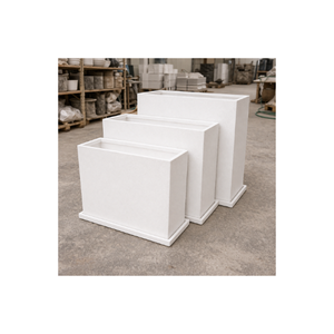 Pots à fleurs en fibre de verre les plus vendus, plusieurs tailles, pots de jardin, fabrication vietnamienne. - Product Image 1