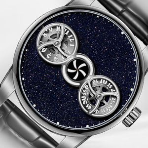 Orologio da uomo in acciaio inossidabile 316L Super luminoso impermeabile a curvatura del motore <span class=keywords><strong>rotore</strong></span> a stella meccanico orologio automatico - Product Image 4