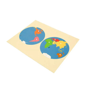 Geografía Montessori <span class=keywords><strong>de</strong></span> alta calidad, juguetes educativos para contar, equipo didáctico, rompecabezas <span class=keywords><strong>de</strong></span> globo terráqueo, mapa <span class=keywords><strong>de</strong></span> tierra y Océano - Product Image 4