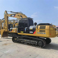 Excavatrice sur chenilles d'occasion Caterpillar Cat325D2, 25 tonnes, moteur C7, certifiée EPA CE, pièces d'origine, bon prix