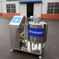 Pasteurisateur professionnel 200L pour lait frais et jus d'œufs, chauffage 12KW, 45-90°C ℃   pour une utilisation continue