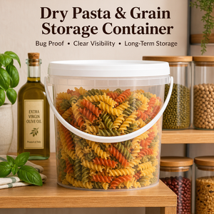 Secchio in Plastica PP per Alimenti da 2,5 Litri, Logo Personalizzato, Spedizione Rapida Porta a Porta - Product Image 4