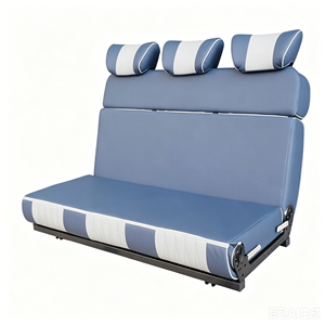 Asiento Cama Convertible Ajustable, Plegable, Cómodo e Impermeable de Cuero PU de Lujo para Campervan, SUV y Furgonetas Grandes - Product Image 4