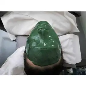 Peel Off Alginate Spirulina face beauty shrink proes hydrating modeling Hulk Mask in stock 500g per bag