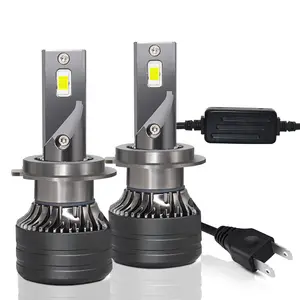 Alta potencia 120W foco LED H4 con lupa lámpara led bombillas de faros de coche Kit de luz automática H7 H11 9005 9006 9012 C6 36w H4 bombilla LED SMD