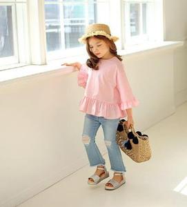 Camisa de Moda Coreana para Niñas, Producto de Ropa Infantil al por Mayor - Product Image 2