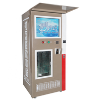 Distributeur d'eau RO extérieur grande capacité OEM ODM, à monnayeur, filtration multi-étapes