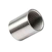 Raccord droit lisse basse pression 1/2" x 4" en acier inoxydable SS304 SCH10 SCH40, connecteur de soudure à visser pour tuyau, pleine épaisseur