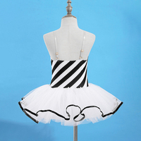 OEM élégant enfants enfants filles robes noir blanc Tutu Ballet nouvellement élégant robes belle usure