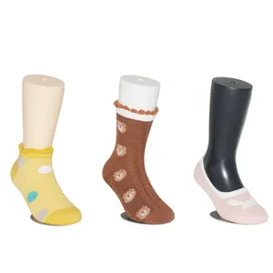 Детский Размер детский изысканный чулки манекен белый черный пластиковый носок дисплей ножной браслет манекен для ног для детей