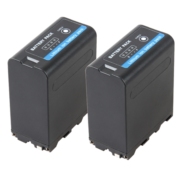 NP-F990 8800mAh Rechargeable Battery Pack for Camcorders (HXR-MC1500C NEX-EA50 HVR-Z7C NX3)-in Stock