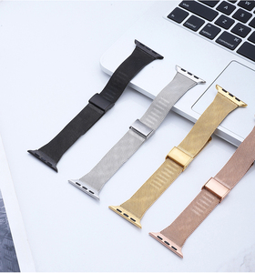 Pulsera Milanese <span class=keywords><strong>Loop</strong></span> de acero inoxidable reloj apple watch banda iWatch serie 5 4 <span class=keywords><strong>3</strong></span> <span class=keywords><strong>2</strong></span> 1 de 38mm 42mm - Product Image 4