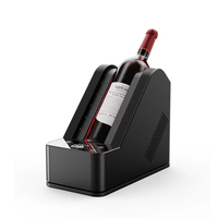 Refroidisseur à vin, pour bouteilles de vin et de champagne, refroidisseur à vin pour une seule bouteille, garde au frais jusqu'à 24h, refroidisseur sans glace pour les fêtes de Noël