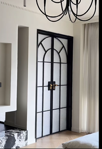 <span class=keywords><strong>Puerta</strong></span> de Vidrio Moderna con Marco de Aleación de Aluminio, Diseño de Apartamento Insonorizado y <span class=keywords><strong>Plano</strong></span> de Planta, <span class=keywords><strong>Puerta</strong></span> de Vidrio Francesa de <span class=keywords><strong>Doble</strong></span> <span class=keywords><strong>Hoja</strong></span> de Piso a Techo - Product Image 5