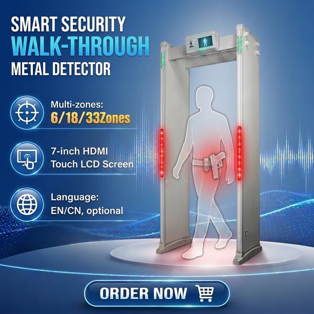CE Approval SD-600F Multi-zones Smart Security Walk Through Metal Detector Security Check Machine