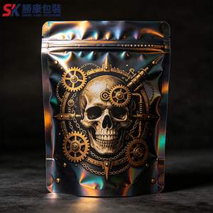 Wholesale of 3.5g Mylar <b>bag</b>, anti odor and resealable aluminum foil zipper <b>bag</b> suitable for potato chips and candies, sealable b - Product Image 1