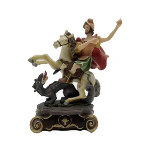 Figura Navideña de Resina, Estatua de San <span class=keywords><strong>Jorge</strong></span> <span class=keywords><strong>para</strong></span> Decoración del Hogar o la Iglesia - Product Image 1