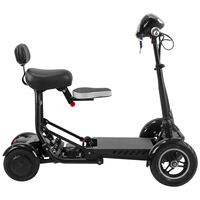 Parfait voyage transformateur 4 roues améliorer pliable électrique scooter de mobilité pliant pratique pour handicapés