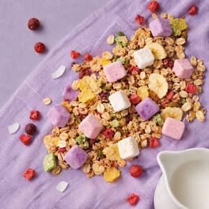 <span class=keywords><strong>Cereales</strong></span> Instantáneos Crujientes de Avena <span class=keywords><strong>con</strong></span> Frutas y Yogur para el Desayuno, <span class=keywords><strong>con</strong></span> Frutas Secas y Trozos de Yogur, Venta al por Mayor Directa de Fábrica, Proveedor OEM - Product Image 2