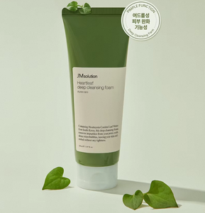 Espuma Limpiadora Facial Coreana Original JMSOLUTION Heartleaf 150ml con Ácido Hialurónico, Refrescante para Uso Diario - Product Image 2