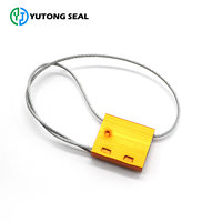 Scellé de sécurité réutilisable YTCS003 avec corps en aluminium, cadenas numéroté jetable pour vannes et compteurs