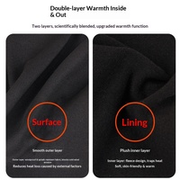 Masque de ski imperméable doublé polaire, écharpe chaude, protection faciale coupe-vent pour l'extérieur, unisexe, résistant au froid, épaissi pour le cyclisme