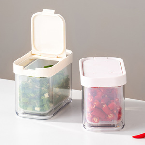 Rectangular Food Storage Box With Seal Lid For Onion Ginger Garlic Kitchen Fridge Organizer 4 Pack - Product Image 4