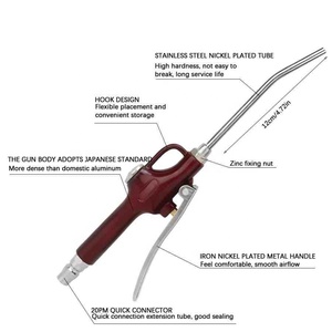 Souffleur de poussière à forte pression Souffleur de poussière d'air pneumatique en acier inoxydable Accessoires pour outils électriques <span class=keywords><strong>Tornador</strong></span> - Product Image 6