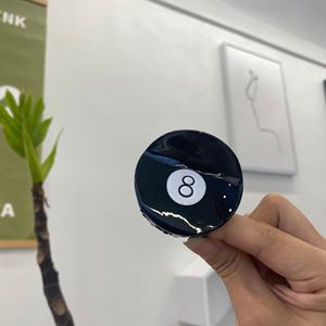 Новый дизайн, различные Симпатичные зажимы для волос в виде конского хвоста, спортивные черные бильярдные футбольные баскетбольные бильярдные шарики, Акриловые зажимы для волос - Product Image 4