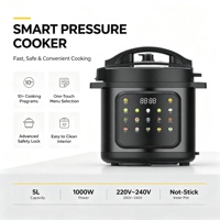 2026 Penjualan Terlaris OEM Stainless Steel 6L Multi-Fungsi Electric Pressure Cooker Panel Kontrol Digital Ikon Berwarna-warni untuk