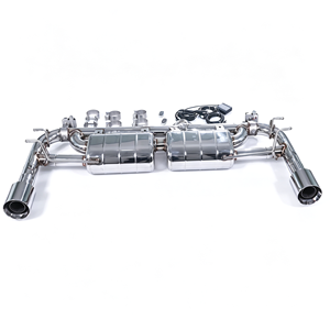 Sistema de escape Cat-Back con válvulas GFC para <span class=keywords><strong>Mazda3</strong></span> Turbo 2.5T AWD <span class=keywords><strong>2023</strong></span>, con silenciadores dobles, válvulas dobles, salida única de doble lado - Product Image 2
