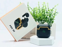 Earbud Gaming Mini Nirkabel TWS Pro90 2025, Headphone In-ear untuk Ponsel 5.3 500-1000mAh