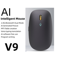 Nuevo Ratón Inalámbrico con Voz AI 2.4G, Traducción, Escritura, Dibujo, Formularios, Inteligencia Artificial, Ratón Deepseek