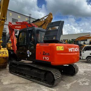 Excavatrice sur chenilles hydraulique HITACHI ZX120 d'occasion, 12 tonnes, matériel de construction - Product Image 1