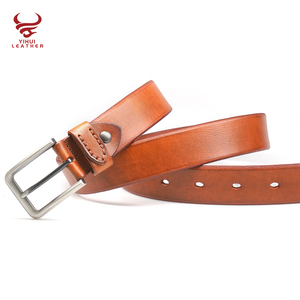 Boucle ardillon en alliage personnalisé pour hommes d'affaires Ceintures à la taille Boucle à griffes Ceintures en <span class=keywords><strong>cuir</strong></span> véritable de vache pour hommes - Product Image 5