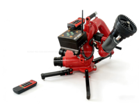 Meriam Air Pemadam Kebakaran Jarak Jauh 85m, Kontrol Remote, 80L/S, Desain Modular 3-Inlet, Fleksibel, Dapat Disesuaikan untuk Kebakaran Industri