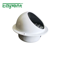 Capot d'évacuation extérieur rond en acier inoxydable durable pour la ventilation des cuisines commerciales, certifié CE ISO
