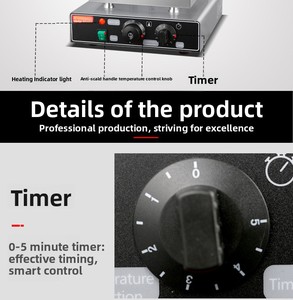 1700w commerciale elettrico <span class=keywords><strong>Waffle</strong></span> Ball <span class=keywords><strong>Maker</strong></span> con 25 fori di rivestimento antiaderente polpo macchina per fare palle - Product Image 3
