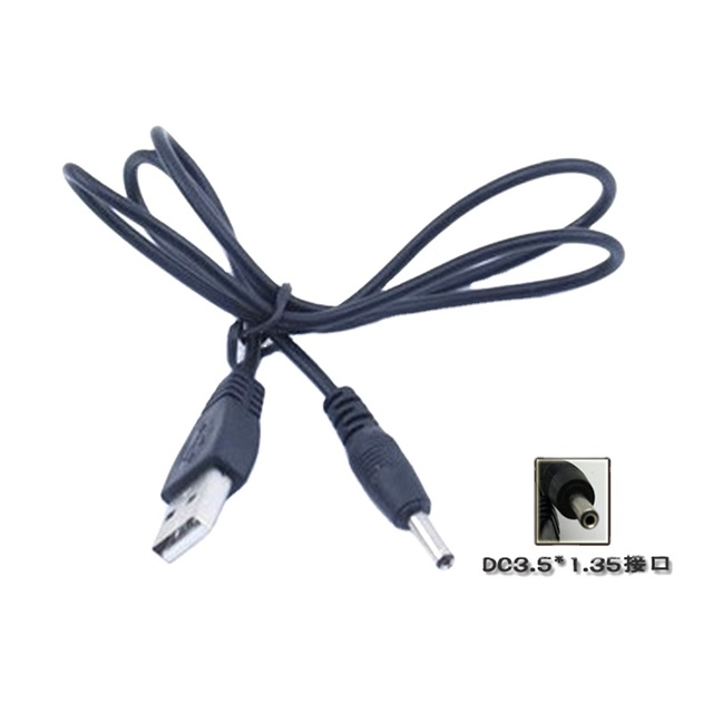 USB to 3.5MM Charging Cable 5V Power Cord with Straight Male Plug for Camera Use
