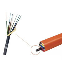 Kabel serat optik luar ruangan 4 inti (G652D PE)-panjang kustom tersertifikasi CE/ROHS/tanda mutu untuk jaringan tulang punggung