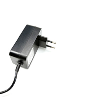 Adaptateur secteur mural EU 24V 3A 100-240V avec prise DC5521 en matériau ABS pour éclairages LED et caméras